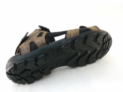 Sandały skórzane Wojas 29006-94 beżowe